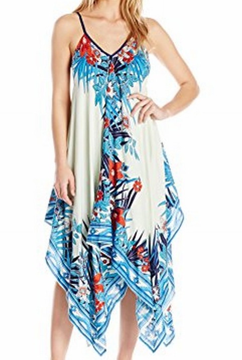 Floral Swimwear Dress Cover 