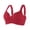 Red, variant on BRGZLK Womens Anti Saggy Bras Push Up No Underwire Seamless Full Coverage Bralettes Plus Size Solid Color Adjustable Strap Lifting Comfortable Everyday Bra Brown L