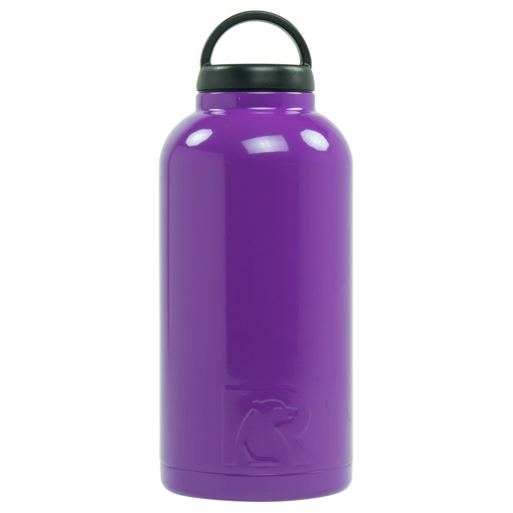 RTIC 283 Double Wall Vacuum Insulated Bottle, 64 oz, Purple