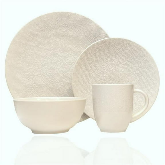 Red Vanilla HN240-016 Matrix White Dinner Set - 16 Piece