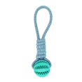 thumbnail image 3 of CHOK Dog Ball with Rope Durable Rubber Ball Puzzle Feeders Interactive Dog Toy for for Boredom Relieving Agility Molar Chase Blue, 3 of 9