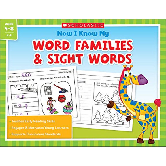 Pre-Owned Now I Know My: Now I Know My Word Families and Sight Words (Paperback)