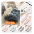 thumbnail image 2 of 7 Pares Calcetines Termicos Para Frio Mujer Largos Tejidos, 2 of 7