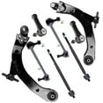 thumbnail image 3 of ECCPP - 8PCS Front Suspension Kit For 2005-2010 For Chevy Cobalt 2006-2011 For Chevy HHR For Pontiac G5 For Pontiac Pursuit Lower Control Arm And Ball Joint Outer Inner Tie Rod End Sway Bar Link, 3 of 5