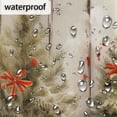 thumbnail image 6 of Christmas Trees Funny Style Shower Curtain for Bathroom Shower Curtain Set with 12 Hooks Waterproof Fabric Bath Curtain for Bathtub Restroom Decor, 72 X 72 in, 6 of 6
