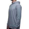 thumbnail image 3 of Sudadera Para Hombre De Algodón Pima y Tela Spandex Unbranded Co Lightwight Hoodie Silver M, 3 of 6