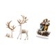 thumbnail image 5 of Estatua de escultura de ciervo,Estatua de ciervo,adorno de mesa,decoración del hogar,Colecciones de decoración de figuras de pareja de renos enamorados,Letrero de mesa,Decoración de, 5 of 8