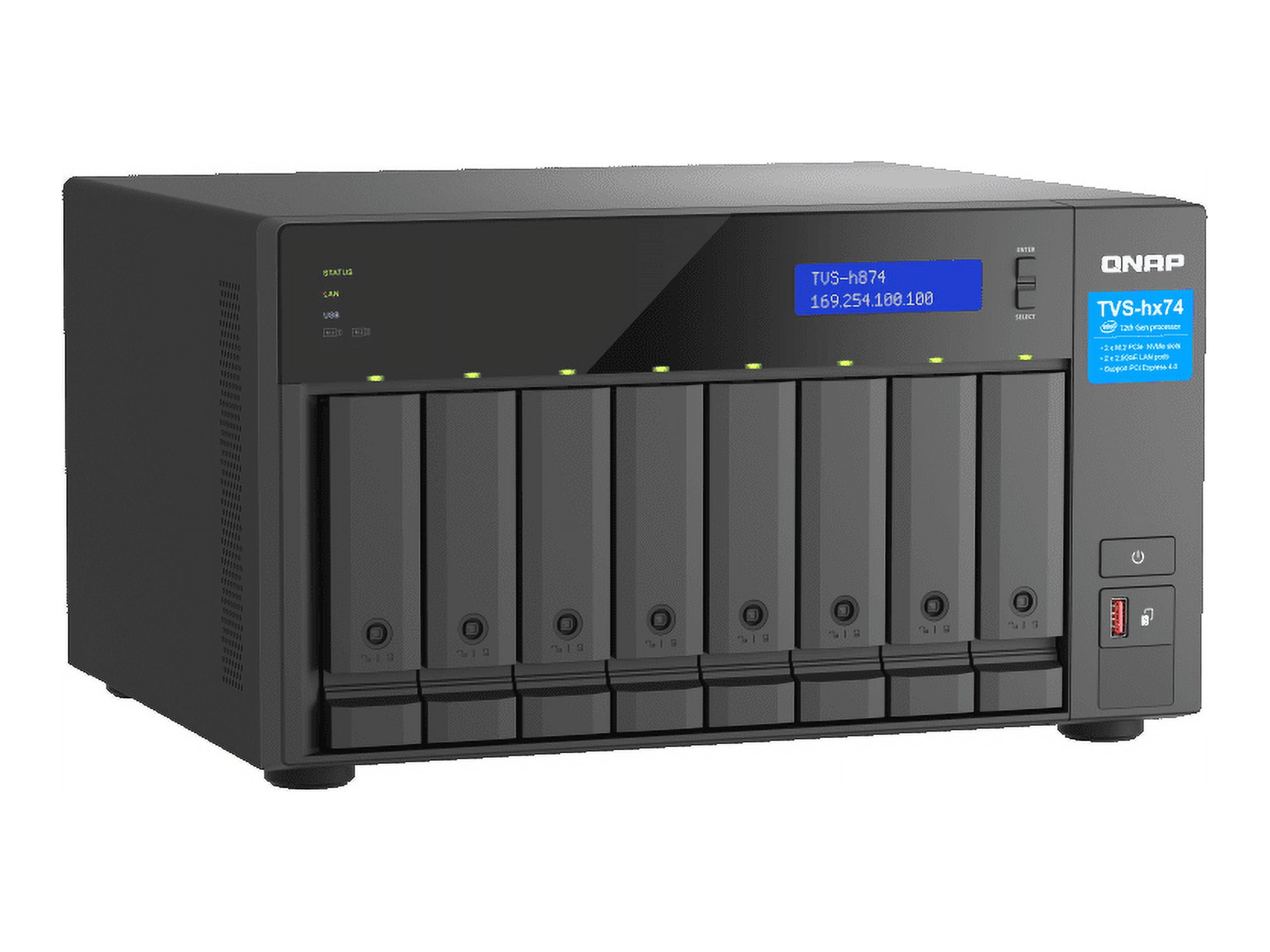 QNAP TVS-h874-i5 8-Bay Ultra-High Speed NAS Enclosure
