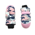 thumbnail image 1 of Wosthever 3 pares de guantes impermeables para niños, diseño práctico con gancho, herramientas protectoras, espesar camuflaje rojo de invierno Suministros térmicos camuflaje rosa Wosthever HA059228-03B, 1 of 5