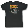 thumbnail image 1 of Back To The Future Btf Car Black Heather Adult T-Shirt, 1 of 2