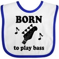 thumbnail image 3 of Inktastic Bass Guitar Music Born to Play Bass Boys or Girls Baby Bib, 3 of 4