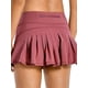 thumbnail image 5 of Txlixc Pantalones Cortos para Mujer, Deporte Cintura Media Vestido Plisado Tenis Golf Falda Cintura Trasera Bolsillo Cremallera Ropa para Mujer Txlixc Estilo de ocio, 5 of 9