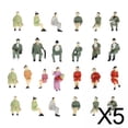 thumbnail image 1 of 5x25x HO Escala 1:87 Figuras Escenas En Miniatura Diferentes Poses Suministros De Adorno Sentarse, 1 of 8