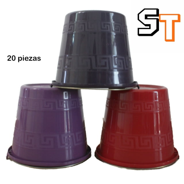 Cubetas de plástico 10 litros Super Tienda 20 piezas para limpieza del hogar