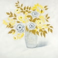 thumbnail image 3 of Atelier B Art Studio 15x15 Black Modern Framed Museum Art Print Titled - BLUE AND YELLOW FLOWERS IN A VASE, 3 of 5