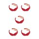 thumbnail image 3 of Minnieouse Diadema de serpiente estilo Vintage de ganchillo ancho ajustable accesorios de mujer diademas para diario fiesta boda vino rojo Vino rojo 5Conjunto, 3 of 6