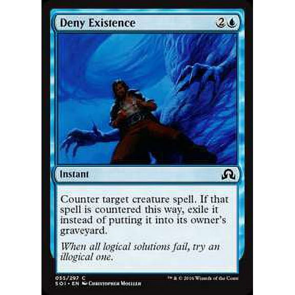 MtG Shadows Over Innistrad Common Deny Existence (Foil) #55