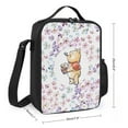thumbnail image 2 of Butterfly Floral Winnie The Pooh Waterproof Lunch Bag with Adjustable Shoulder Strap, Portable Thermal Insulation Cold Preservation Dinner Bag Lunch Box, 2 of 8