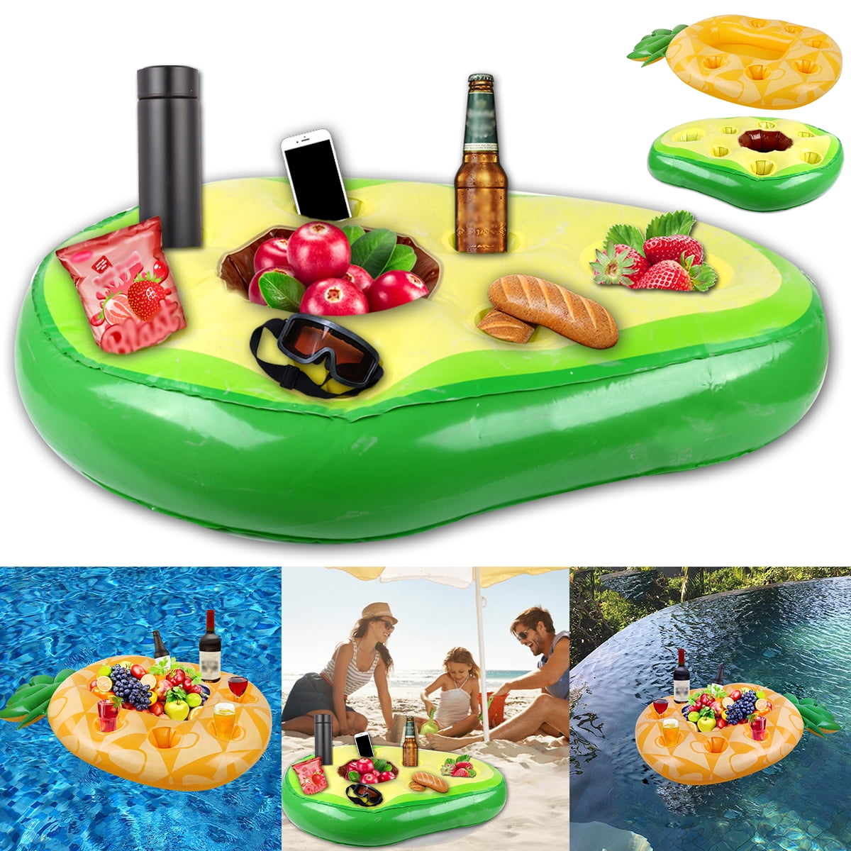 FLOATIE PERSONAL FLOATING DRINKS CAN COOLER HOT TUB/SPA/POOL 