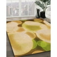thumbnail image 3 of Ahgly Company Machine Washable Indoor Square Transitional Chrome Gold Yellow Area Rugs, 6' Square, 3 of 7
