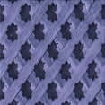 thumbnail image 1 of Ahgly Company Tapis d'Intérieur Lavable en Machine Carré Bleu Transitionnel, 7 Pieds Carré, 1 of 7