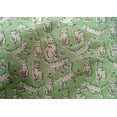 thumbnail image 5 of oneOone Cotton Silk Mint Green Fabric Dog Dress Material Fabric Print Fabric By The Yard 42 Inch Wide, 5 of 6