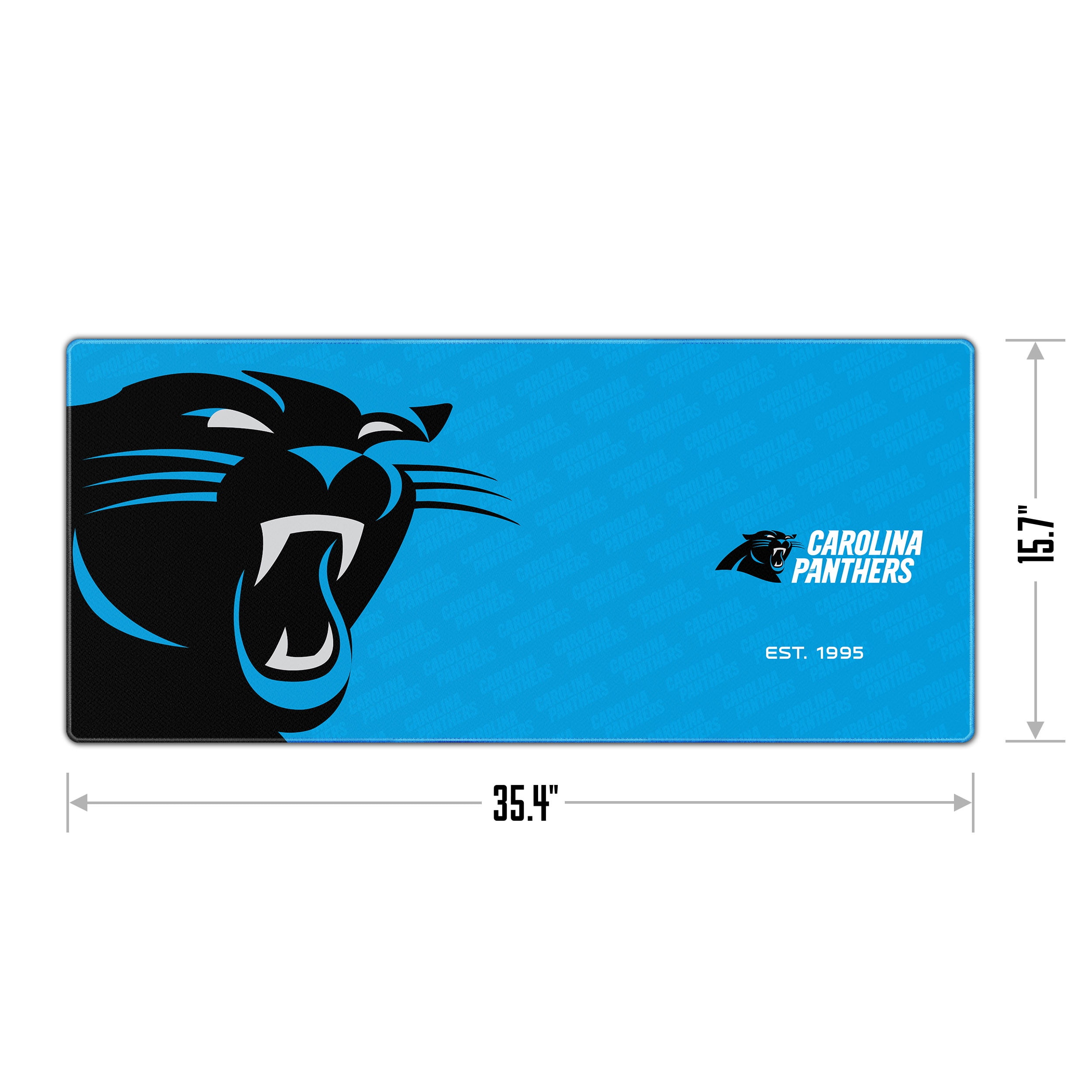 YouTheFan NFL Carolina Panthers Logo Series Desk Pad