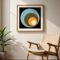 thumbnail image 5 of Abstract - Retro Circles BBBOW - Digital Art Geometric Abstract Modern Art Minimalist Mid-Century Modern Pattern Space Oak Framed Wall Art Print 12 x 12 inches, 5 of 8
