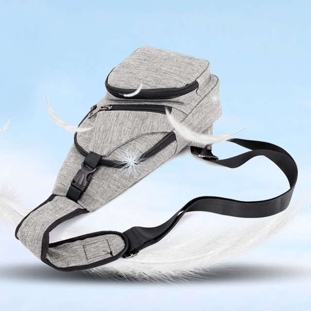 Bolso de pecho para hombre, Bolso ligera para montar a horcajadas, resistente al desgaste, a prueba de arañazos, viaje de compras