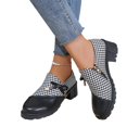 thumbnail image 5 of Willtoo Women's chunky PU Faux Leather Shoes with Bow Slip On Casual Daily Wear Loafers Rubber Sole Cute Casual Dress Footwear, 5 of 5