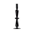 thumbnail image 2 of Linnome Halloween Themed Black Glass Candlestick, Elegant Gothic Taper Candle Holder for Table Centerpiece Decor, Spooky Party Ornament and Haunted House Holiday Decoration Gift, 2 of 6