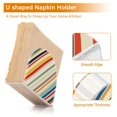 thumbnail image 5 of Yayeee Napkin Holder for Table Kitchen Paper Tissue Organization, Striped Pattern, 5 of 8