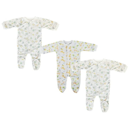 

Bambini Layette Unisex Closed-toe Sleep & Play with Caps (Pack of 4 )