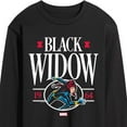 thumbnail image 3 of Marvel - Black Widow Collegiate - Men's Long Sleeve Graphic T-Shirt, 3 of 5