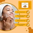 thumbnail image 2 of 2PCS Jabón Turmeric Soap, Jabón De Ácido Kójico De Cúrcuma y Limón, Ingredientes naturales y orgánicos Limón Turmeric Kojic Soap, Iluminr y Hidratante, suave Turmeric Soap Bar para rostro y cuerpo, 2 of 4