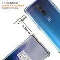 thumbnail image 4 of Case for OnePlus 7 Pro, Clear [Aquaflex] Transparent Flexible TPU [Shock Absorbing] Cover for OnePlus 7 Pro Phone (GM1910), 4 of 7