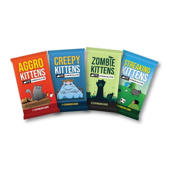 Exploding Kittens Game Expansion Packs (Walmart Exclusive) (Styles May Vary)