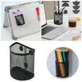 thumbnail image 2 of TIELUTT Circular Pen Barrel with Pen Barrel Storage Storage Rack Semi Circular Pen Holder Pen Travel Leather Rough Enough Pencil Two Pack Marker Pouch Large Pencil Pouch Pencil Kids Boys, 2 of 8