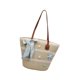 thumbnail image 4 of Bolso tote de mujer, bolso de mano tejido de moda para cumpleaños, para ir al trabajo o a la calle. Beige, 4 of 9