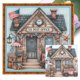 thumbnail image 1 of Kit Punto Cruz Halloween Impreso Hilo Algodón Ecológico Bordado 11CT 50x50cm, 1 of 9