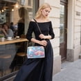 thumbnail image 5 of 9.65"x3.35"x6.3"PU Leather Women Crossbody Purse, Waterproof Casual Chain Shoulder Bag with Multi Pockets for Travel Daily Use Cute Little Mermaids, 5 of 7