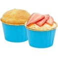 thumbnail image 3 of Aluminum Foil Cupcake Cups, 50PCS Disposable Muffin Liners, Baking Cups, Aluminum Cupcake Tip Pan Ramekin Holders, Little Pudding Cups, 3 of 5