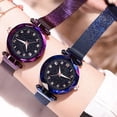 thumbnail image 4 of Reloj de cuarzo para mujer, correa de malla de acero inoxidable, reloj de pulsera con número de cielo estrellado, reloj decorativo para niñas Inevent EL0260-01B, 4 of 7