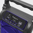 thumbnail image 2 of Top Tech Audio Jet-4 Altavoz portátil Bluetooth, volumen más alto, sonido estéreo nítido, graves ricos, alcance inalámbrico de 100 pies, entrada de micrófono (azul), 2 of 5