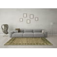 thumbnail image 3 of Ahgly Company Indoor Rectangle Abstract Brown Modern Area Rugs, 5' x 7', 3 of 4