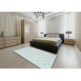 thumbnail image 4 of Ahgly Company Indoor Rectangle Contemporary LightSteel Blue Area Rugs, 8' x 12', 4 of 6