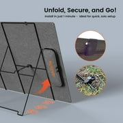 Foldable Solar Panel 400W Lightweight Portable Waterproof with Adjustable Support for RV Campervan