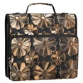 thumbnail image 5 of FORMRS Zipper Binder with Shoulder Strap 2-inch Ring 500 Sheet Capacity File Bag, Metallic Flower, 5 of 5