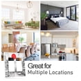 thumbnail image 6 of Yayeee Rocker Switch Wall Plate 1-Gang 4.6"x2.9" Home Decorative Outlet Cover, White Streets, 6 of 6