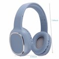 thumbnail image 3 of Q11i Wireless Over-Ear Bluetooth Headphones by Ruroz, Deep Bass, 60H Playtime, Hi-Res Audio, Detachable Ear Cushions, Multipoint Connection - Navy, 3 of 7
